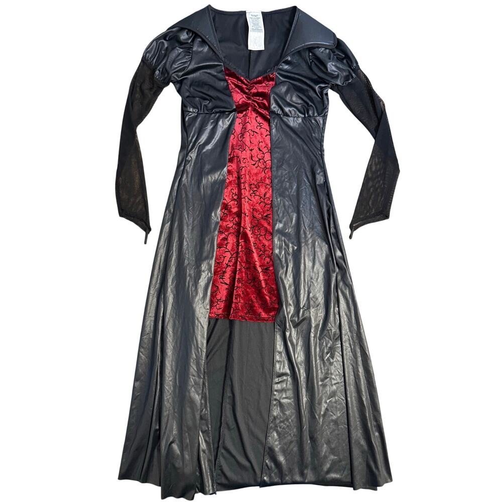 Spirit Halloween Costume Dress Vampire Witch Underworld Queen BLK Women’s Small